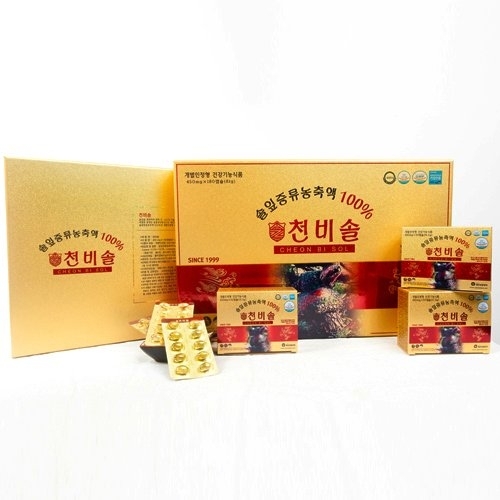 Tinh dầu thông đỏ hàn quốc cao cấp Cheon Bi Sol hộp 180 viên